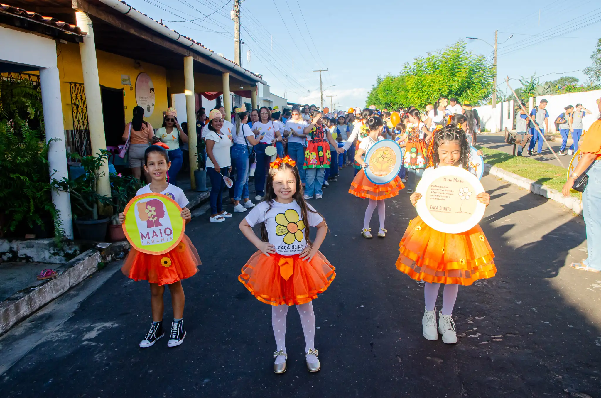 Galeria de imagens - Foto 2 da notícia: Caminhada em alusão ao Dia 18 de Maio – Dia Nacional de Combate ao Abuso e à Exploração Sexual de Crianças e Adolescente