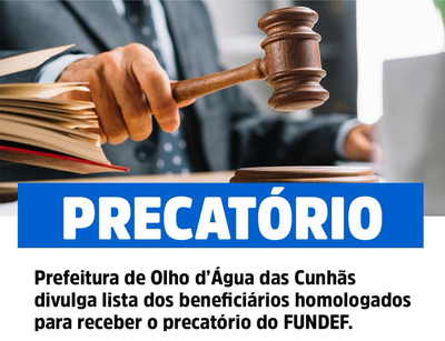 Prefeitura divulga lista dos beneficiários homologados para receber o precatório do FUNDEF