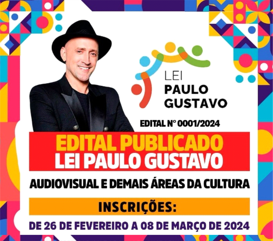 Prefeitura lança Edital da Lei Paulo Gustavo de incentivo à Cultura